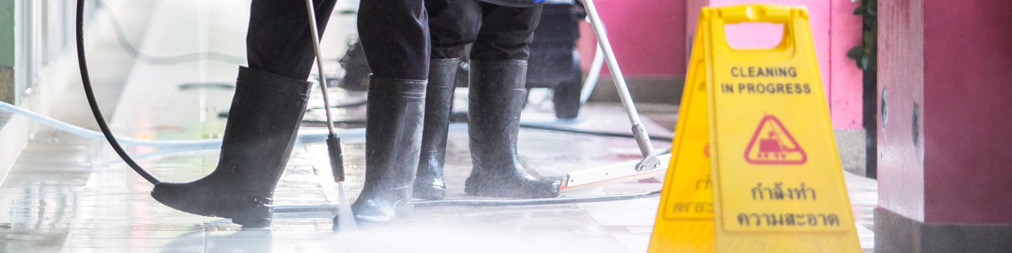 Pressure Washing Floors